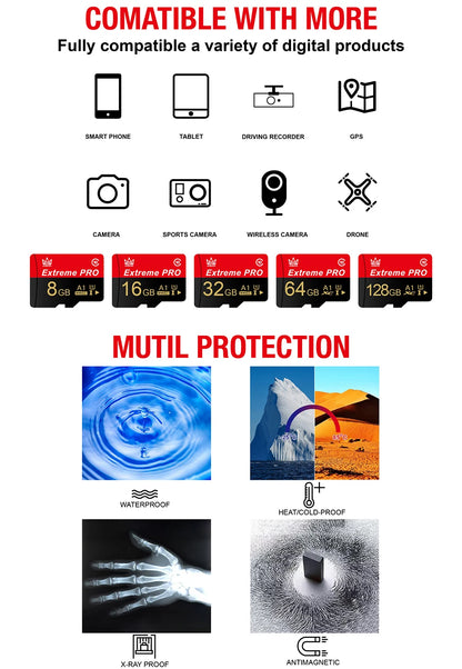Tarjeta de memoria de 4 GB, 8 GB, 128 GB, tarjeta mini SD, 16 GB, 32 GB, memoria USB, tarjeta TF para teléfono
