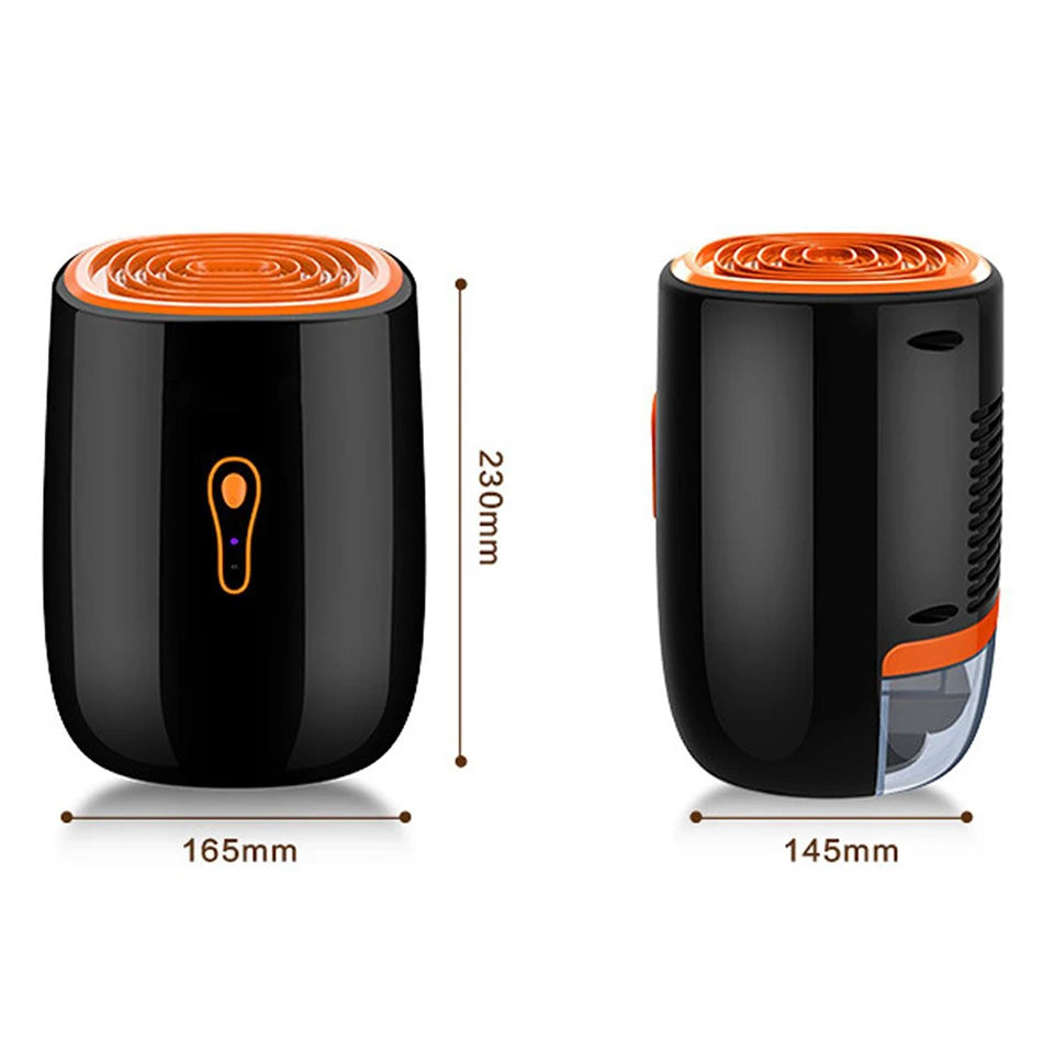 Dehumidifier Moisture Absorbers Air Dryer With 800ml Water Tank Quiet External Water Pipe For Home Basement Bathroom Wardrobe
