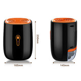 Dehumidifier Moisture Absorbers Air Dryer With 800ml Water Tank Quiet External Water Pipe For Home Basement Bathroom Wardrobe