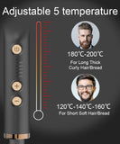 ANLAN Beard Hair Straightening Brush Hot Heated Comb Men Beard Multifunctional Straightener Ceramic Comb Quick Hair Styler