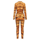VIP FASHION 2025 Halloween Costumes for Men Animal Fox Cosplay Bodysuit Giraffe Leopard Zentai Jumpsuits Party Funny Male Outfit