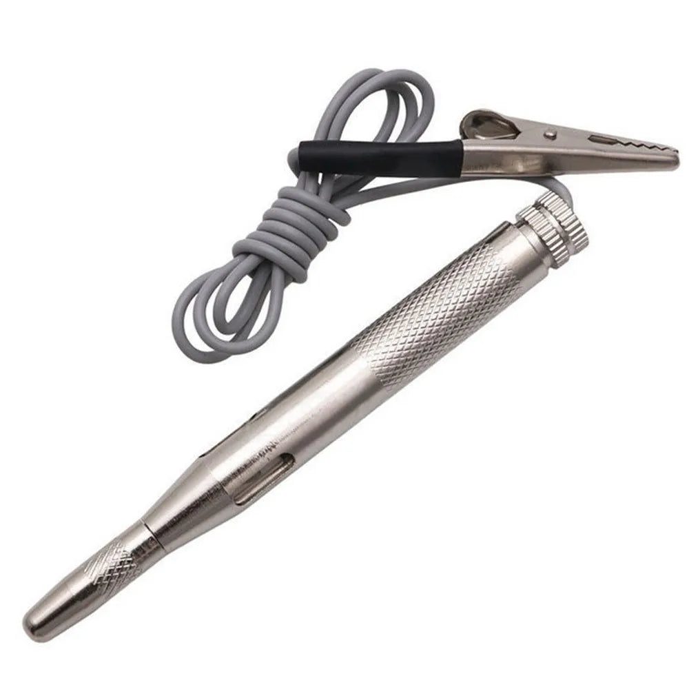 DC 6V 12V 24V Car Motorcycle Circuit Voltage Tester fuses Test Pen Automotive Circuit Tester Detector Cable and Clip