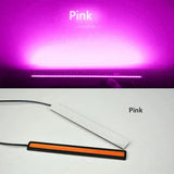 1/2PCS 17cm COB LED 12V Daytime Running Lights Trunk Waterproof Auto Driving DRL Fog Lamp Car Styling Turn Signal Plate Light