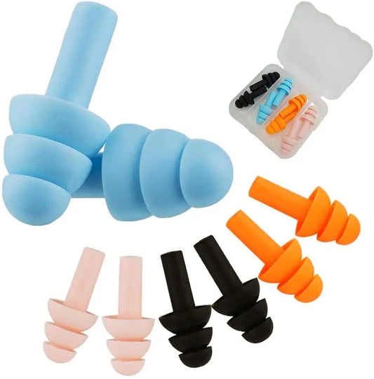 4 Pairs Soft Foam Ear Plugs for Sleeping, Noise Cancelling Anti-Noise Snoring Sleeping Plugs for Sleep
