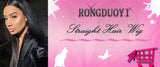 RONGDUOYI Pink Layered Haircut Straight Lace Front Wigs Natural Long Straight Cosplay Heat Fiber Synthetic Wig Purple