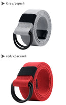 Maikun Tactical Canvas Men Belt High Quality Unisex Double D-Ring Buckle Waistband Casual Canvas Female Belt Fabric For Jeans