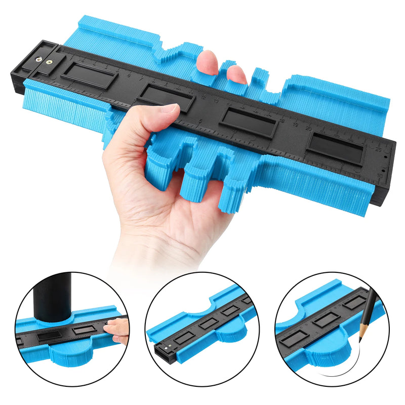 Profile Duplication Gauge Shape Gauge Duplicator Plastic Contour Copy Duplicator Magic Measuring Tool For Woodworking Tool