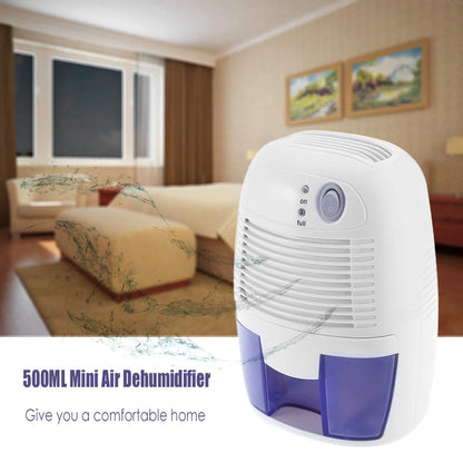 THANKSHARE 500ml Dehumidifier Mini Portable Home Officce Air Dryer Desiccant Moisture Absorber Low Noise Cabinet Dehumidifier