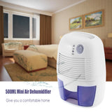 THANKSHARE 500ml Dehumidifier Mini Portable Home Officce Air Dryer Desiccant Moisture Absorber Low Noise Cabinet Dehumidifier
