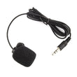 Podofo 3.5mm Universal Portable Mini Mic Microphone Hands Free Clip on Microphone Mini Audio Mic For Car Radio Loud Speaker