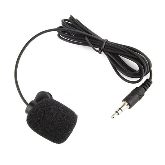 Podofo 3.5mm Universal Portable Mini Mic Microphone Hands Free Clip on Microphone Mini Audio Mic For Car Radio Lound Speaker