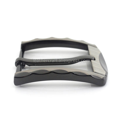 1piece 40mm Metal Belt Buckle Half Heel Bar Buckle Men's  Single Pin Buckle Leather Belt Parts Accesories DIY Fit for 36-39mm