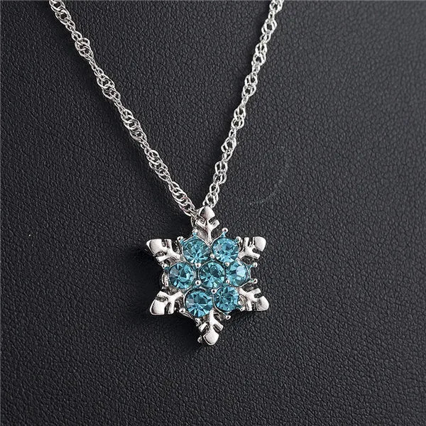 2023 Classic Wedding Crystal Color Teardrop Pendant Necklace for Women Trendy Rhinestone Collar Necklace Jewelry statement