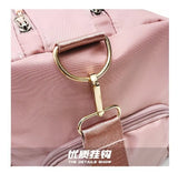 Outdoor Waterproof Nylon Sports Gym Bags Men Women Training Fitness Travel Handbag Yoga Mat Sport Bag with shoes Compartment