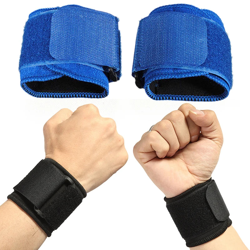 Adjustable Sport Wristbands Wrist Support Bracers For Basketball Volleyball Gym Sports Wrist Protector Breathable Wrap Strap
