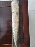Rabo de cabelo com trança 75cm textura afro kinky straight