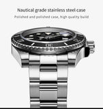 ADDIESDIVE Men's Classic Watch with Ceramic Bezel 200m Water Resistant Casual Quartz Watch BGW9 Blue Luminous Gift Watch MY-H3-2