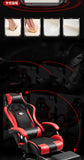 WCG Gaming Chair Office Latex Cushion Bluetooth Computer Chair High-quality BOSS Chair Leather LOL Internet Anchor Racing Chair