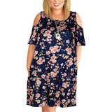 Vestido holgado con hombros descubiertos para mujer, talla grande, verano, talla 9XL, 2023 