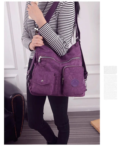 Luxury Handbags Women Bags Designer Waterproof Bylon Cloth Crossbody Bags for Women 2024 Large Capacity Lady Shoulder Bag Tote