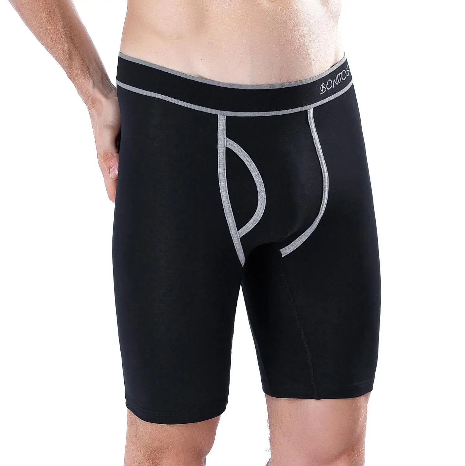 NICE Men Boxer Long leg Boxer Men Underwear Men Underpants Erkek Natural Cotton Sexy Boxer Shorts Top Brand Underwear Soft