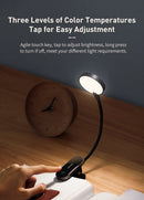 Baseus Led Desk Lamp Clip-On Night Light Reading Computer Keyboard illuminated Eye Protection Lamp With USB Charging For Bedroom