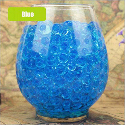 500 pçs magia cristal terra lama contas de água para crianças brinquedo flores crescendo água hidrogel bolas casa decoração vasos dropshipping