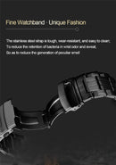NAVIFORCE Top Brand Luxury Classic Men Watch Quartz Digital Male Clock Military Sport Silver Stainless Steel Man Wristwatch 9197