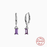 CANNER 925 Sterling Silver French Punk Hip-Hop Geometric Small Hoop Earrings for Women Gold Silver Party Jewelry Accessories