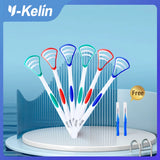 Y-Kelin Tongue Scraper Oral  Cleaner Brush Fresh Breath Cleaning Coated  Toothbrush  Hygiene Care Tools