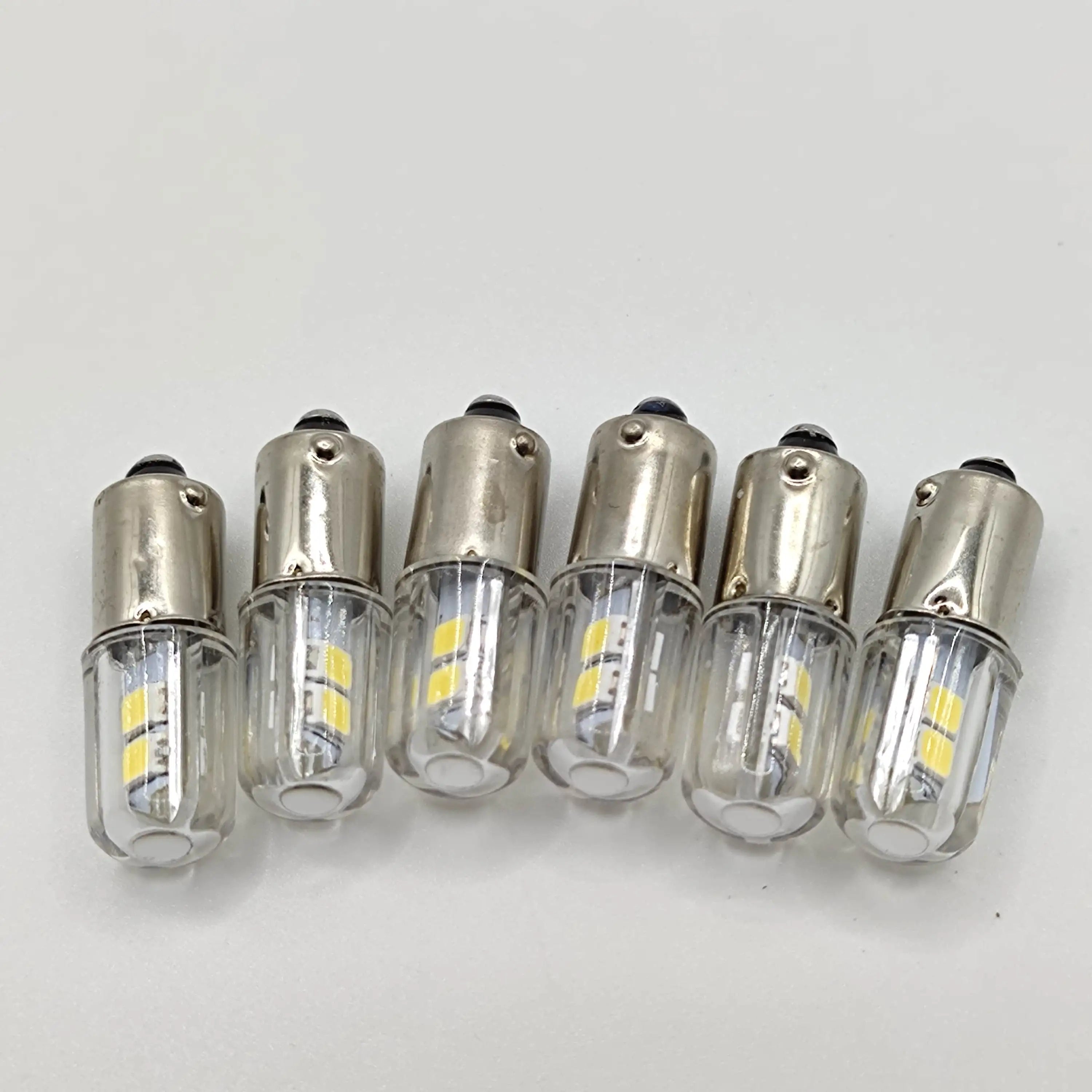 2PCS  BA9S T4W LED Car light bulb T2W T3W H5W interior Car LED License Plate light DC12V 12913 12910 12929 BA9 57 756 1816  1891