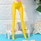 Mini Elastic Leggings Doll Silk Stockings Dolls Pantyhose Colorful Pantyhose Bottoms Socks Miniature Clothes Suits 1/6
