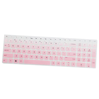 Funda protectora de silicona extraíble para teclado de portátil HP BF de 15,6 pulgadas, con película degradada.