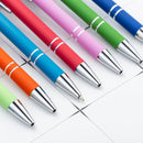 50pcs Light Metal Ballpoint Pen Touch Screen Pen Office School Advertising Pen Custom Logo Text Engraving Laser Engraving