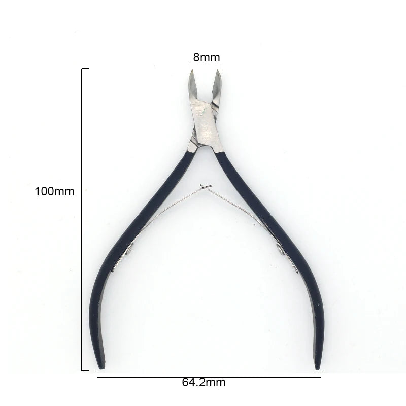 Nail Manicure Scissors Cuticle Cutter Nails Cuticle Nippers Dead Skin Remover Pedicure Stainless Steel Cutters Tools
