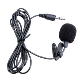 Podofo 3.5mm Universal Portable Mini Mic Microphone Hands Free Clip on Microphone Mini Audio Mic For Car Radio Loud Speaker