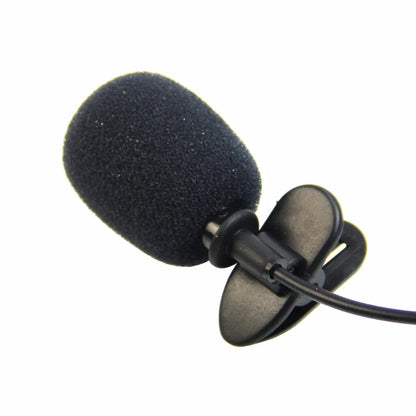 Podofo 3.5mm Universal Portable Mini Mic Microphone Hands Free Clip on Microphone Mini Audio Mic For Car Radio Lound Speaker
