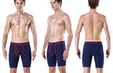 5Pcs Set Long Boxer Men Underwear Male Underpants Panties Sexy Clavin Underware Calzones BoxerShorts Boxer Shorts Homme Trunk