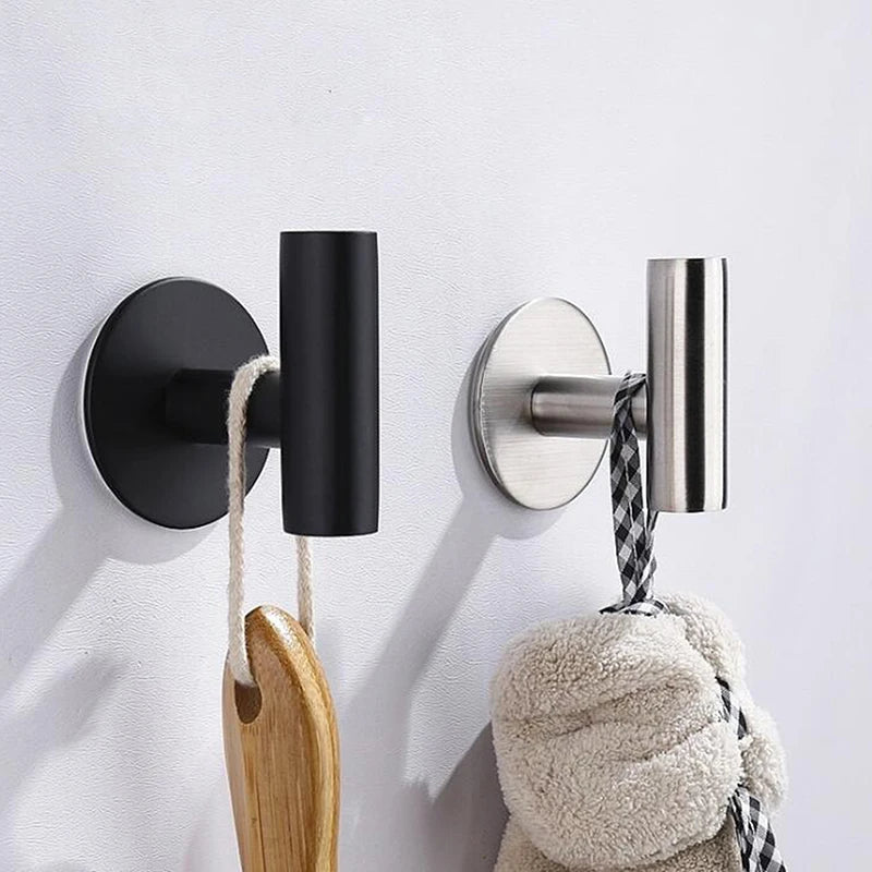 1 juego de accesorios de baño de acero inoxidable plateado, toallero, soporte para papel higiénico, gancho para barra de toalla, accesorios de baño