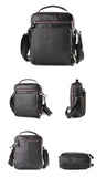 JOYIR New Genuine Leather Men Vintage Handbags Small Flap Men's Shoulder Bag Casual Office Messenger Bags Fashion Crossbody Bag