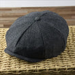 Men's Plus Size Ivy Hat for Large Heads, Spring, Summer, and Autumn Newsboy Cap, Wool Beret Caps, Winter Felt Flat Caps 55-58cm 59-61cm