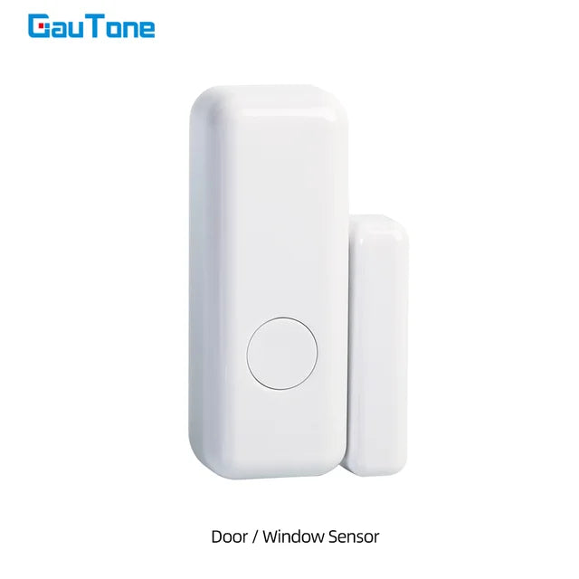 Detector de puerta GauTone de 433 MHz inalámbrico para el hogar, alertas del sistema de alarma, sensor de ventana 