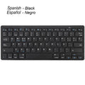 Russian Spanish French German Hebrew Brazil-Portuguese Ultra Slim Universal Wireless Bluetooth Keyboard for iOS Android Win
