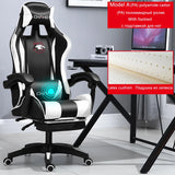 WCG Gaming Chair Office Latex Cushion Bluetooth Computer Chair High-quality BOSS Chair Leather LOL Internet Anchor Racing Chair