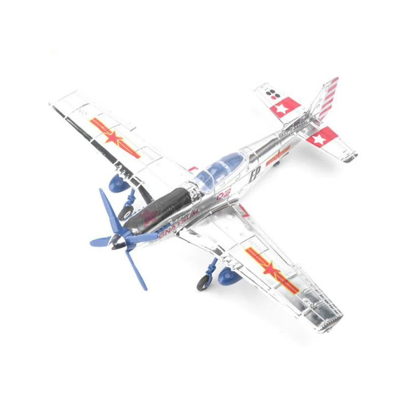 1/48 Scale WWII AirForce P-40 Tomahawk Military Flying Tigers P51 MUSTANG F4U BF109 Fighter Model Collection DIY Puzzle Toys
