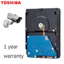 Disco duro para videovigilancia TOSHIBA de 4 TB, DVR, NVR, monitor CCTV, HDD HD interno SATA III, 6 Gb/s, 5400 RPM, 128 MB, 3,5"