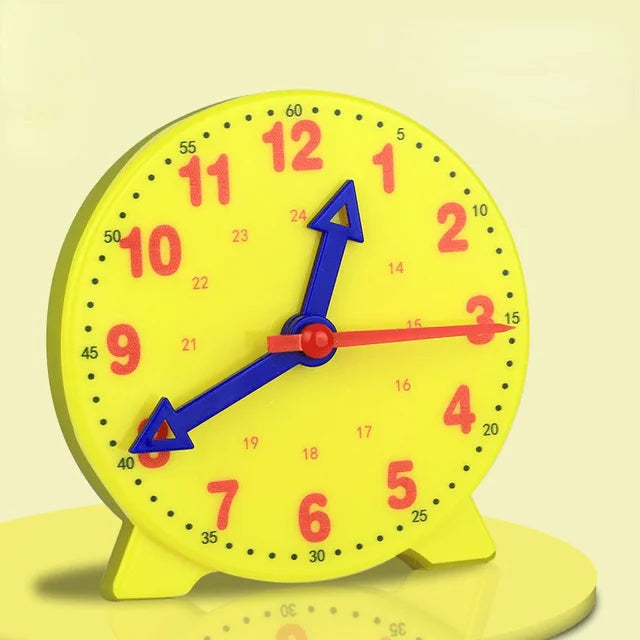 Montessori Clock for Kids Educational Toys, Hour, Minute, Second Cognition, Colorful Clocks, Preschool for Children 