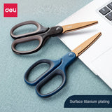 Home Scissors Titanium-plated Wear-resistant Large Alloy Scissors Office Art DIY Stationary