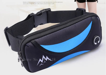 Waterproof Running Waist Bag Belt Bag, Men Women Sports Running Portable Gym Bag, Gym Fitness Bag, Sport Running Belt Bag
