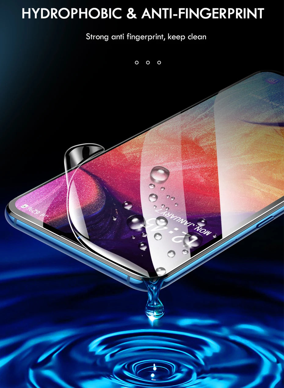 For Samsung Galaxy S9+ Plus GalaxyS9Plus S9Plus GalaxyS9 S9 G965f  HD Soft Hydrogel Film Full Protective Screen Protector Cover